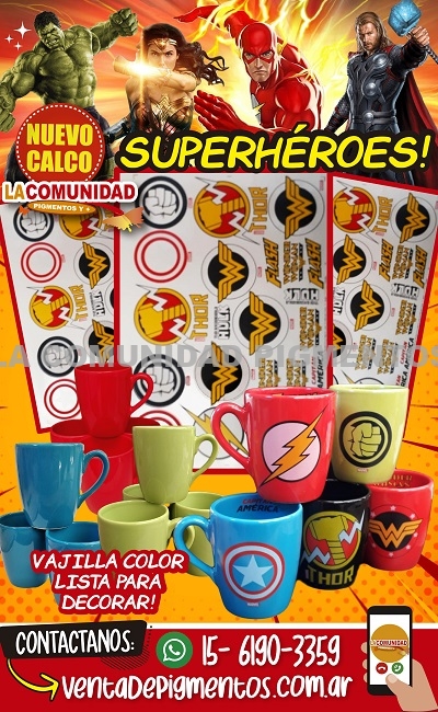 FLYER SUPERHEROES NUEVO LC-01